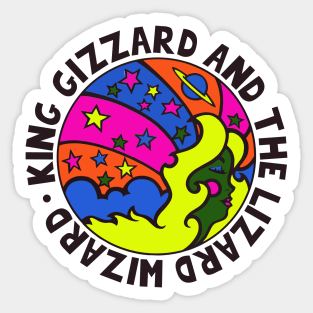 King Gizzard & The Lizard Wizard - Original Fan Art Sticker